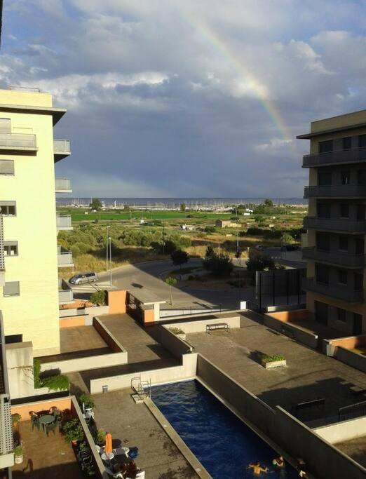 Apartamento Con Piscina ,Parking Y Aire Acondicionado Sant Carlos de la Ràpita Exterior foto